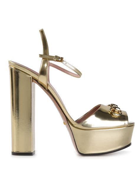 gucci chunky heel shoes|Gucci women's high heel shoes.